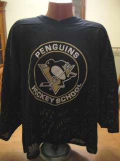   ED OLCZYK Pittsburgh Penguins Hockey School Jersey Large Vintage EDZO