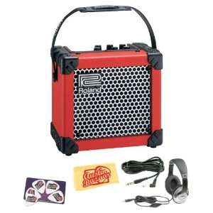  Roland Micro Cube Guitar Amp Bundle with 10 Foot 