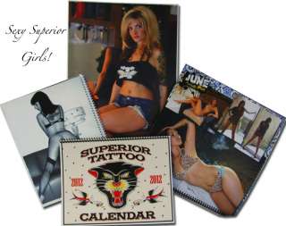 Tattoo Supplies 2012 Flash Calendar plus Bonus past Sexy Superior 