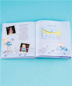 BABY BOY MEMORY KEEPSAKE BOOK W/PADDED COVER MAGNETIC CLOSE GIFT BOXED 