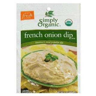 Simply Organic French Onion Dip, 1.1 Ounce Packets (Pack of 24)