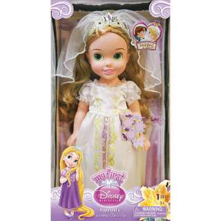  My First Disney Princess 15 inch Wedding Tangled Rapunzel Doll  