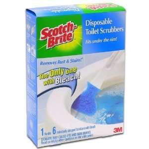  Scotch Brite Disposable Toilet Scrubbers Case Pack 6 Automotive