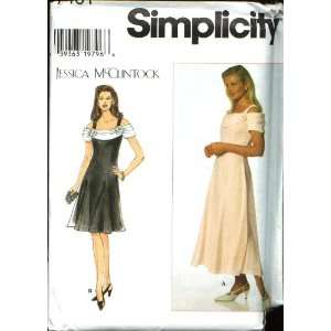  Simplicity Sewing Pattern 7461 Misses Dress   Jessica 