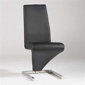   Imports SABRINA SC BLK Frame Upholstered Side ChairSet