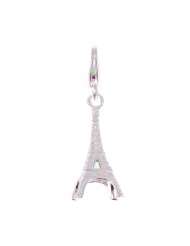   Jewels   Sterling Silver   Eiffel Tower Charm   with Lobster Clasp