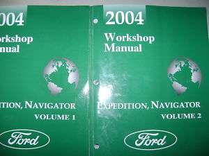 2004 FORD EXPEDITION & NAVIGATOR SERVICE MANUAL SET  