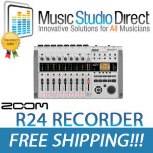 ZOOM R24 MULTI TRACK RECORDER/INTERFACE/CONTROLLER NEW 884354009403 