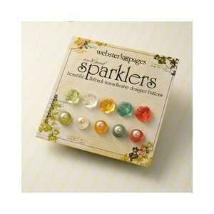  Websters Pages   Sparklers   Non Adhesive Designer Buttons 