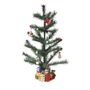 Charming Tails Musical Christmas Tree with Ornaments   2008 Leaf and 