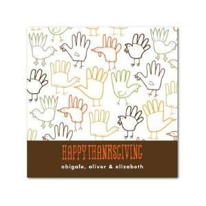  Thanksgiving Greeting Cards   Turkey Tracings By Tallu Lah 