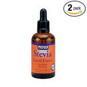  Now Foods Stevia Liquid Extract, 2 Ounces (Pack of 2 