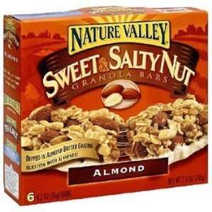 Nature Valley, Sweet & Salty Almond Granola Bars, 7.4oz Box (Pack of 4 