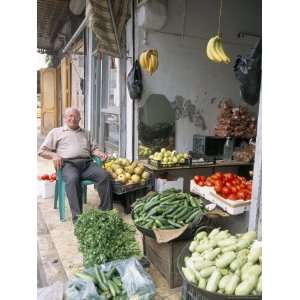  Vegetable Shop in the Armenian Area, Aleppo, Syria, Middle 