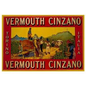  Vermouth Cinzano Giclee Poster Print, 36x24