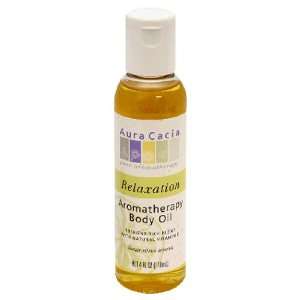 Aura Cacia Pure Aromatherapy Aromatherapy Body Oil, Relaxation, 4 