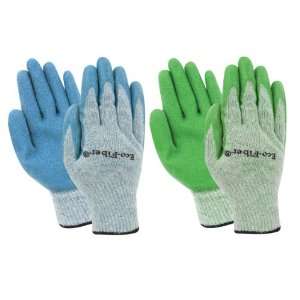  Red Steer 1170 S Womens Ecofiber Bamboo Latex Glove, Blue 